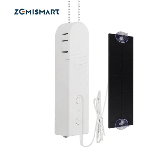 Zemismart Tuya Zigbee Roller Shade Driver Smart Motorized Chain Roller Blinds Alexa Google Home SmartThings Zigbee 2MQTT deCONZ