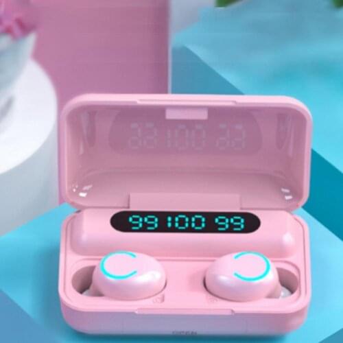 F9-9 Wireless Earphone Bluetooth 5.0 Headphone Heavy Bass In-ear Wireless Earphone Earbuds for Phone