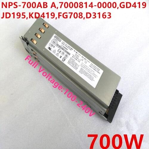 New PSU For Dell PowerEdge 2850 700W Power Supply NPS-700AB A 7000814-0000 7000814-Y000 GD419 JD195 KD419 FG708 D3163