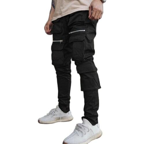 Casual pants mens cargo pant fashion joggers sweatpants hip hop trousers streetwear pantalon homme 2021