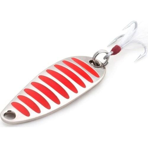 Long Shot Metal Spoon Lure 10/15/20g Fish Spinner Bait Single Curve Alloy Silver Gold Sequins Strong Temptation Fishing Bait