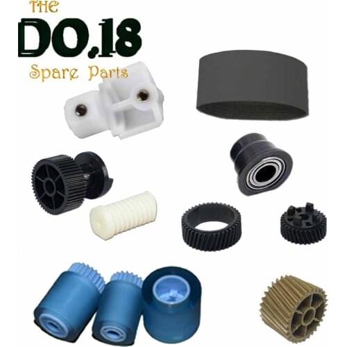 For Ricoh AF 2075 1075 2051 2060 MP 6000 7500 8000 550 551 Fuser gear set ,ADF belt,Pickuproller, Motor gear, Developer bushing