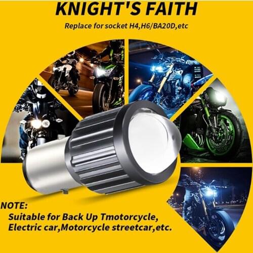 Motorcycle Headlight LED H4 H6 Led Bulb Retrofit DC 12V Moto Far And Near Beam Lamp Scooter Headlight Fog Light Bulb Accessories