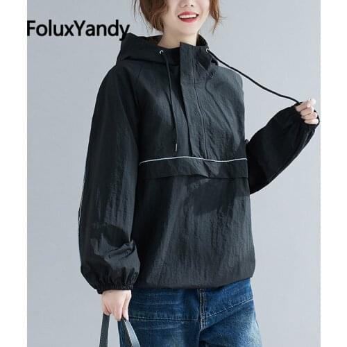 Женские куртки с капюшоном FoluxYandy China At AliExpress