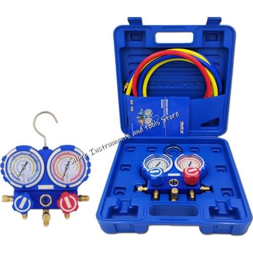 VALUE air-conditioning Fluorine meter refrigerant pressure gauge VMG-2-R22-B R410a/R134a Air Conditioning Plus Fluoride Table