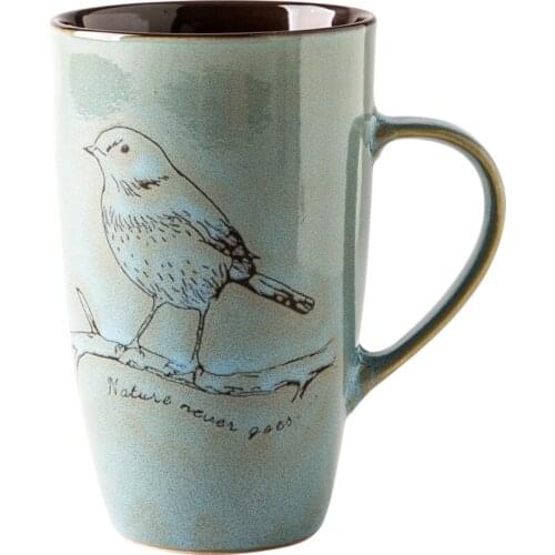 Birds Pattern Ceramics Mugs coffee mug Milk Tea office Cups Drinkware the Best birthday Gift for friends SALE