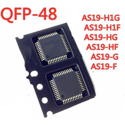 5PCS/LOT AS19-H1G AS19-H1F AS19-HG AS19-HF AS19-G AS19-F QFP-48 LCD logic board IC NEW In Stock
