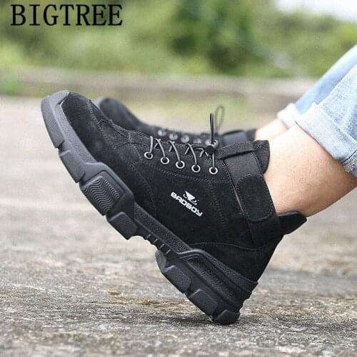 Men Boots Genuine Leather Winter Shoes Ankle Boots Men Shoes Boots For Men Shoes+male Zapatos De Hombre Botas Masculina Ayakkabı