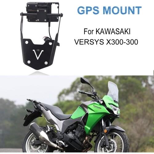 Navigation Bracket Mount Smartphone GPS Holder For KAWASAKI VERSYS X300 X-300