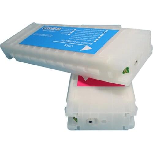 Wholesale 700ml Refillable Ink Cartridge With Permanent Chip 5 Color Compatible Ink Cartridge for Epson SureColo SC-T3000 T7000