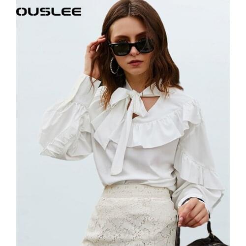 OUSLEE Blouses With Sleeves