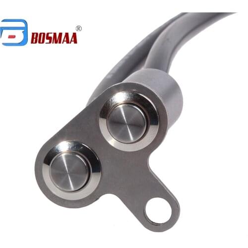 BOSMAA Motorcycle Switch ON-OFF Handlebar Adjustable Mount Waterproof Button Switch DC12V Fog Light Headlight Stainless Steel