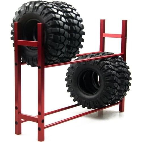 High quality Metal Wheel Rims Tyre Tires Shelf Rack For 1/10 RC Crawler Car Axial SCX10 RC4WD D90 CC01 D110 TRAXXAS TRX4 TRX-4