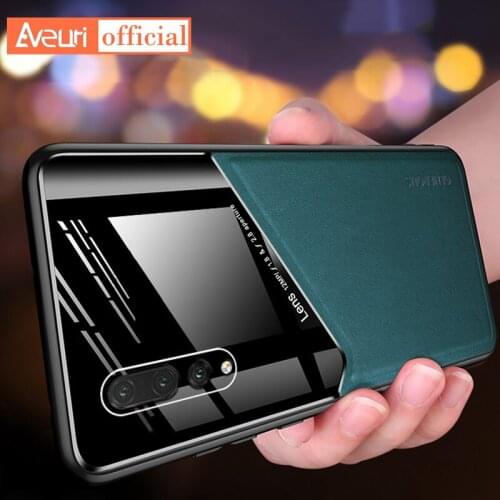 Luxury Car Holder Leather Phone Case For Huawei P Smart Plus 2019 2020 P20 P30 Lite P40 Pro Plus Nova 3 3i 5T Cover Case Coque