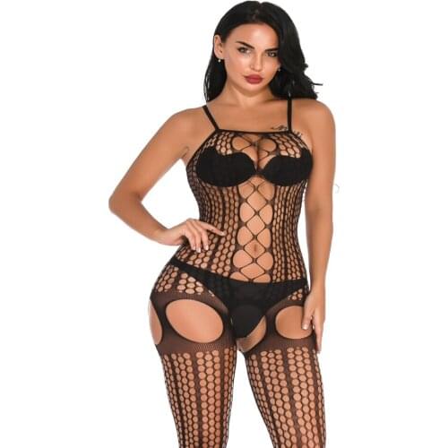 Sexy Lingerie Sexy Bodystockings Sexy Costumes Bodystocking Erotic Underwear Intimates Open Crotch Women Teddies women pajamas