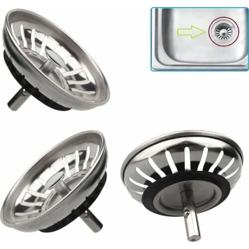 Kitchen Sink Drain Strainer Cover Bathroom Washroom Sink Basin Bath Tub Shower Waste Filter