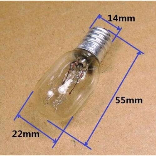 15W 220V Microwave Oven Parts E14 lamp for lighting also fridge lamp