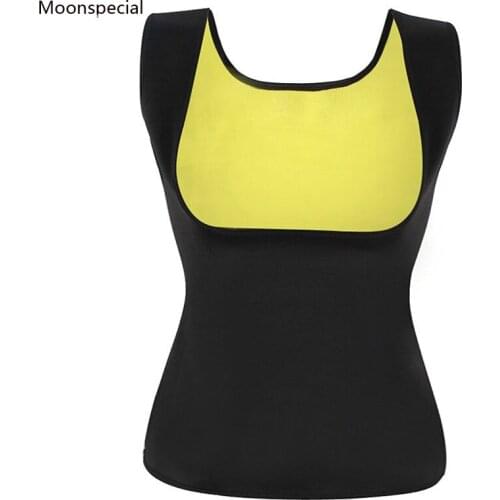 Plus Size Neoprene Sweat Sauna Body Shapers Vest Waist Trainer Slimming Vest Shapewear Weight Loss Waist Shaper Corset