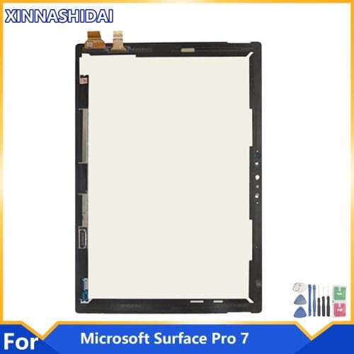 100% TestedFor Microsoft Surface Pro 7 1866 LCD Tablet LCD replacement Display Touch Screen Digitizer LCD Assembly with board