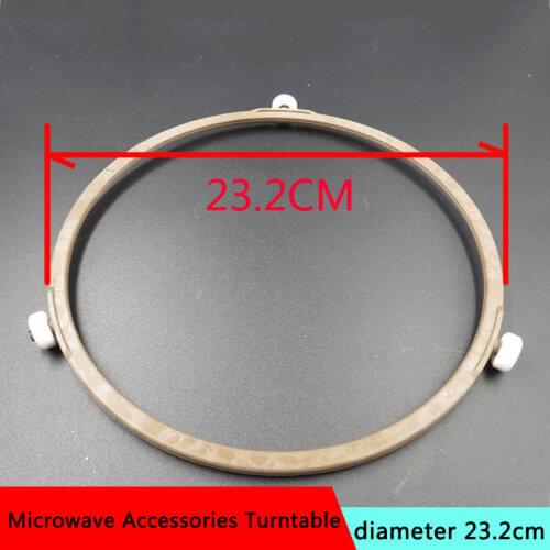 2Pcs Lot Microwave Oven Parts Plastic Round Shaped Rotating Tray Glass Microwave Plate Support Suitable Guide Roller Glass Tray