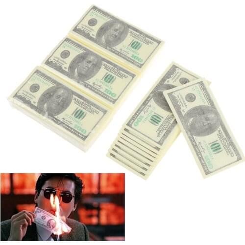 72Pcs Creative Funny 100 Dollars Money Printed Paper Napkins 3 Layers Tissue