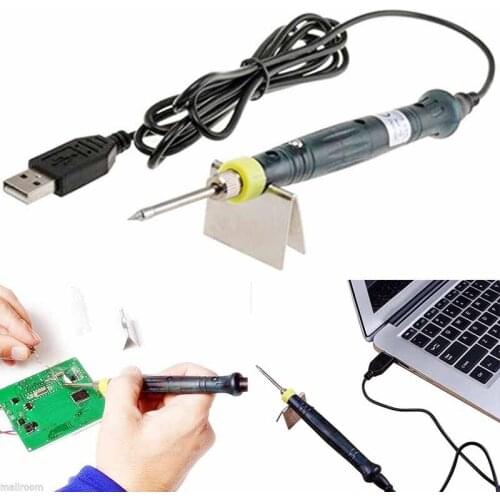 8W 5V Mini Portable USB Electric Soldering Iron Pen/Tip with Led Indicator Tool