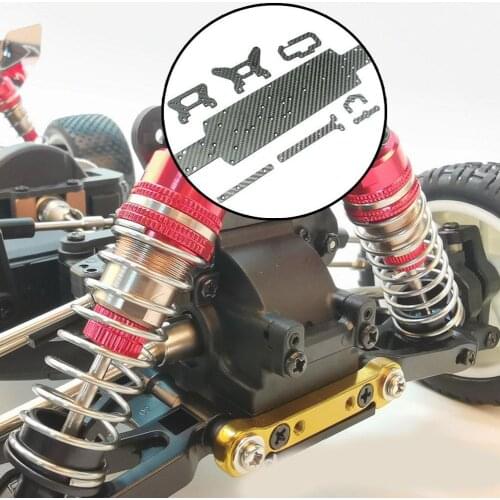 Black Shock Aabsorber Bracket For WLtoys 104001 1:10 Off-road Upgrade Carbon Fiber Chassis Toy Car Modified Accessories