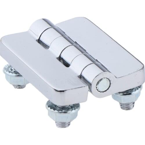 Chrome Stainless Steel Door Hinge with Screw Bolt for Boat Marine Yacht