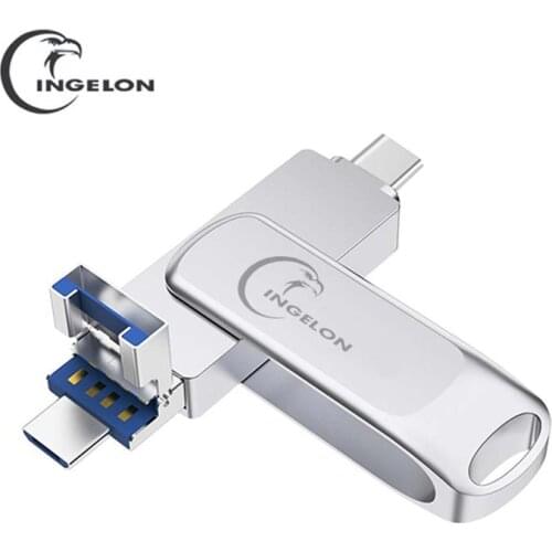 Pendrive 128GB For macbook iPhone Plus ipad Pen drive memory stick mobile OTG Micro USB Flash Drive 16GB 32 GB 64GB disk on key