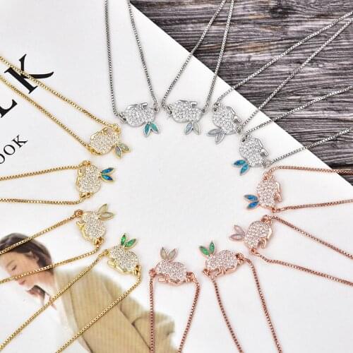 KAMAF batch Opel bunny adjustment bracelet multi-color optional charm ladies' high jewelry