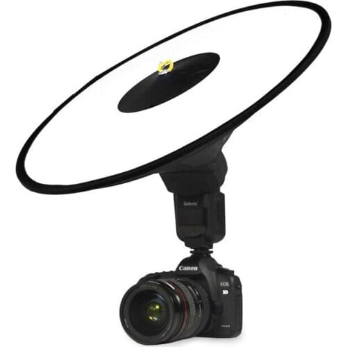 Conical SoftBox Portable Foldable Circular Soft Flash Diffuser for Camera Flash Speedlite AD200 Yongnuo 600EX Difusor Soft Box