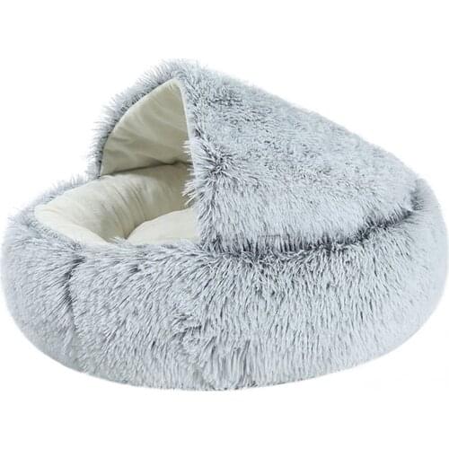 Cat Bed Nest Round Pets Products Fluffy Generic Dogs Basket Accessories Durable 1PC Sleeping Sofa Warm Supplies Pet Dog House