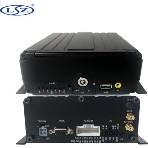 LSZ factory direct 3g gps mdvr hd 1-4 channel remote monitoring ahd 1080p two million pixels harvester / big truck / tanker/boat