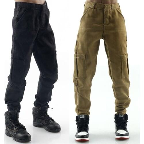 1/6 Scale Male Overalls Clothing TACTICAL PANTS MILITARY Work Wear Combat Army Style Straight Trousers Model for 12" Body Model