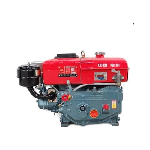 Changzhou small water-cooled marine diesel engine single cylinder 175 180 6 8 HP electric starting tractor engine