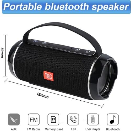 New 40W Outdoor Portable Wireless Bluetooth Speaker HighPower Bar Sound Column Subwoofer Music Center BoomBox 3D Stereo Radio