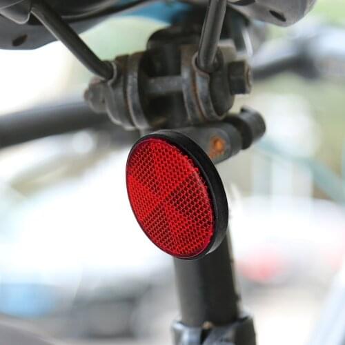 Motorcycle Cycling Reflector Electric Bicycle Car Safety Rim Reflectors 56x8mm Portable Waterproof Cycling Elements