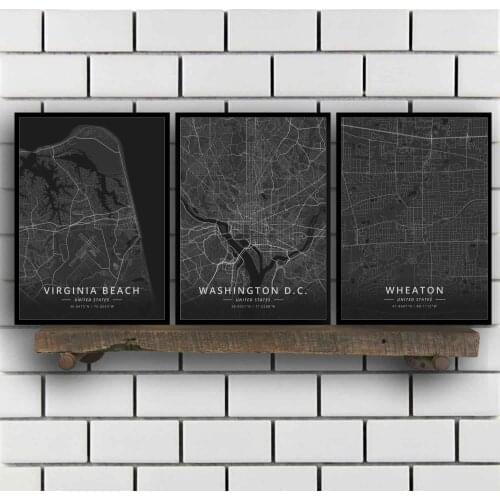 Virginia Beach Washington DC Wheaton Wichita United States Poster