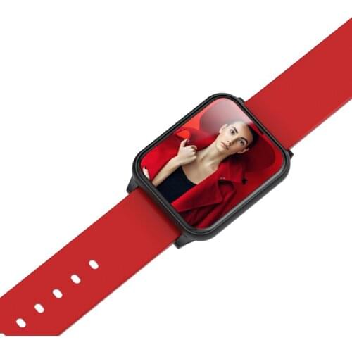 TEZER Z02 Sport Smart Watch Heart Rate Monitor Blood Pressure Tracker IP67 Waterproof For Android/IOS Smartwatch Wristband Red