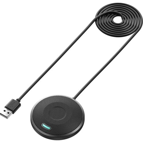 USB Omni-directional Condenser Microphone Mic for Meeting Business Conference Computer PC Voice Chat Video Games Live Broadcast