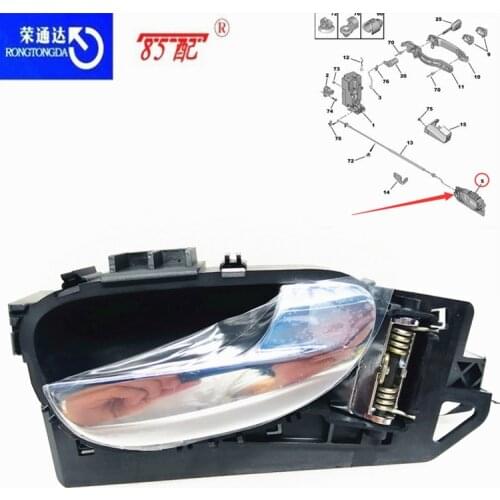 Door inner handle 9658269377 9643604477 9143F4 9143F5 For Peugeot 307307SW/307CC/307CROSS inner handle