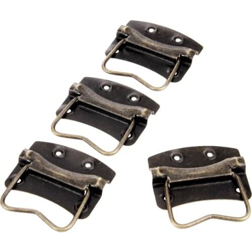 4Pcs Antique Furniture Handle Wardrobe Door Pulls Dresser Drawer Kitchen Cupboard Handle Cabinet Knobs and Handles