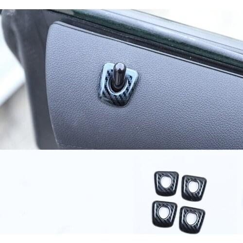 Door Window Lock Pins Cover Trims For BMW 6 Series GT 630i 640i Stainless Steel 4pcs Car Styling Interior Stickers Decoration