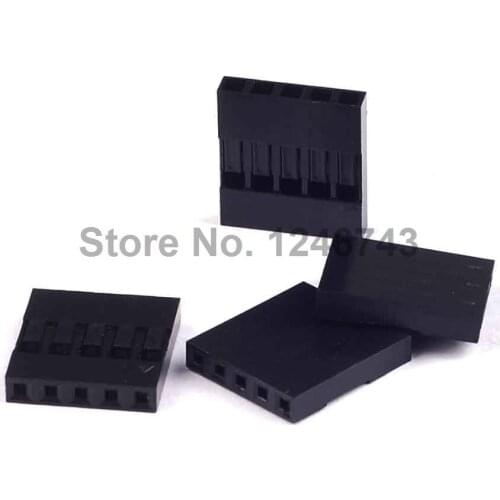 50PCS 5P Spacing 2.54MM DuPont Head