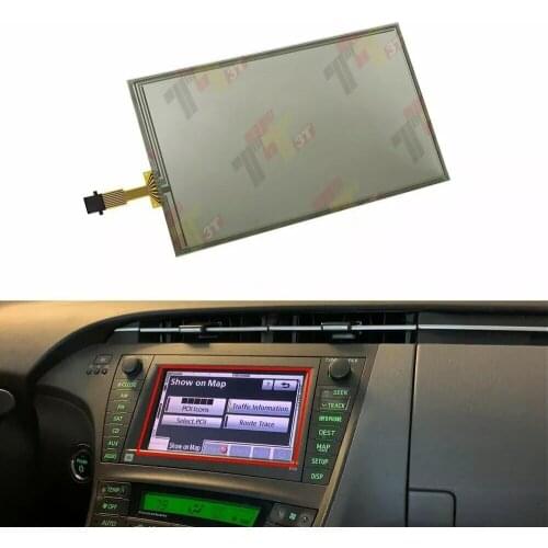 7" Touch Navigation LCD Screen Digitizer for Toyota Prius 2010-2011 E7022 JBL LQ070T5GA01