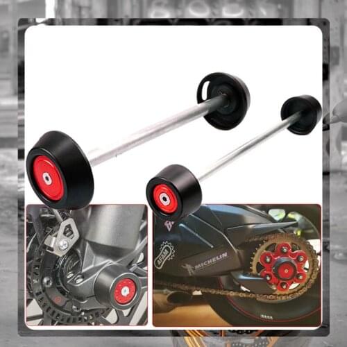 For Ducati Panigale V4 V4S 2018 Motorcycle Accessories Front & Rear Axle Fork Crash Sliders Wheel Protector