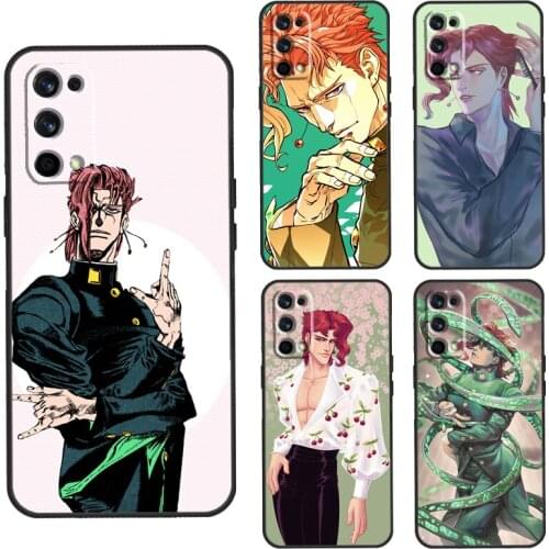 Noriaki Kakyoin JoJos S3 Case For Realme C3 C11 C15 GT Neo Q3 6 7 8 Pro Cover For OnePlus 8 Pro 8T Nord 9 Pro Shell