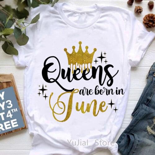 This Queen Makes 40 Look Fabulous Graphic Print WomenS T-Shirts Pink Love Crown Tshirt Femme Birthday Gift T Shirt Female Tops