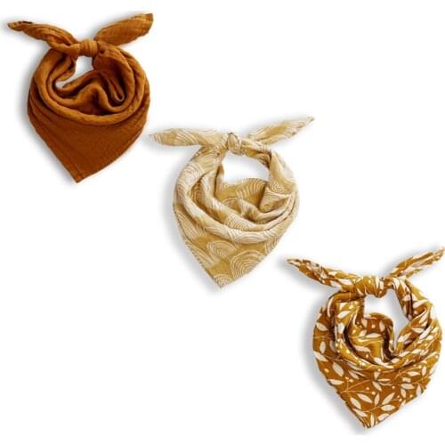 Kangobaby #My Soft Life# The Most Popular Style Multifunctional Free Size Baby Muslin Bib