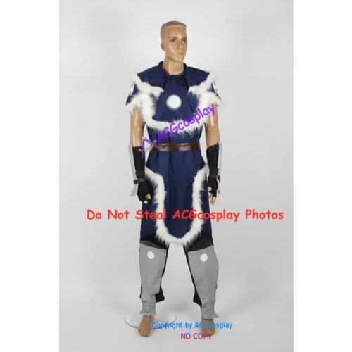 Avatar The Last Airbender Sokka Cosplay Costume Warrior Outfit include pvc prop ornaments acgcopslay
